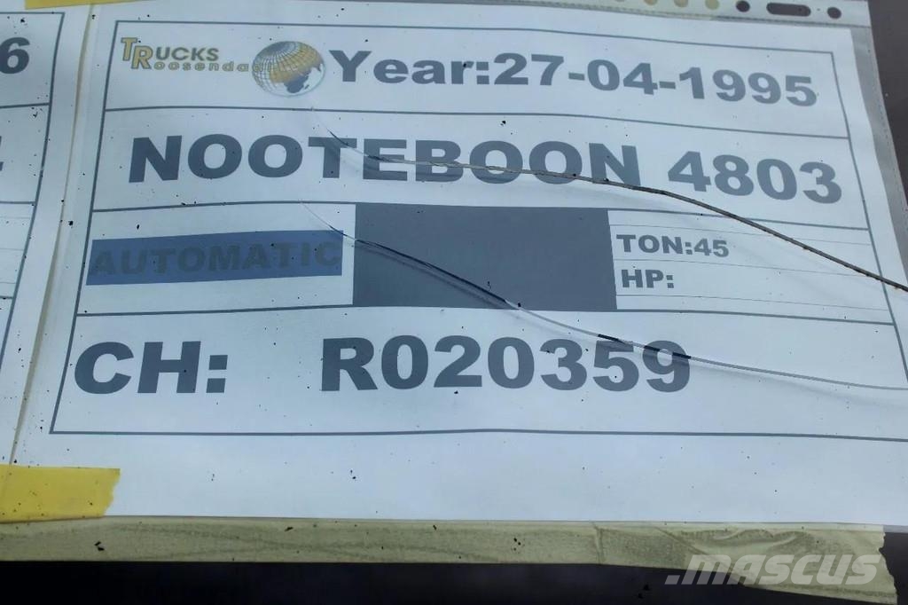 Nooteboom EURO 4803 + 3x SAF AXLE Autotransporter