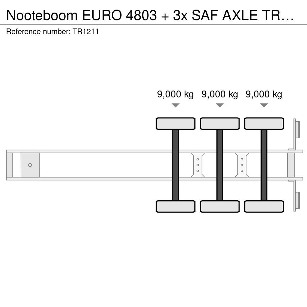 Nooteboom EURO 4803 + 3x SAF AXLE Autotransporter