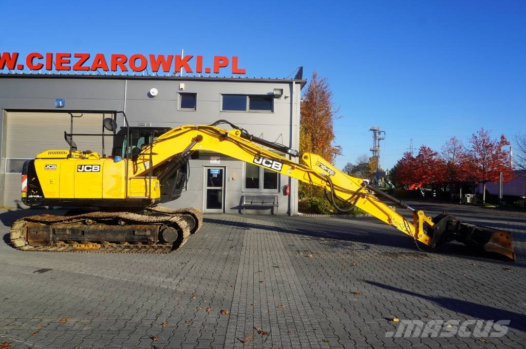 JCB JS 145LC crawler excavator / 4800 MTH Crawler excavators