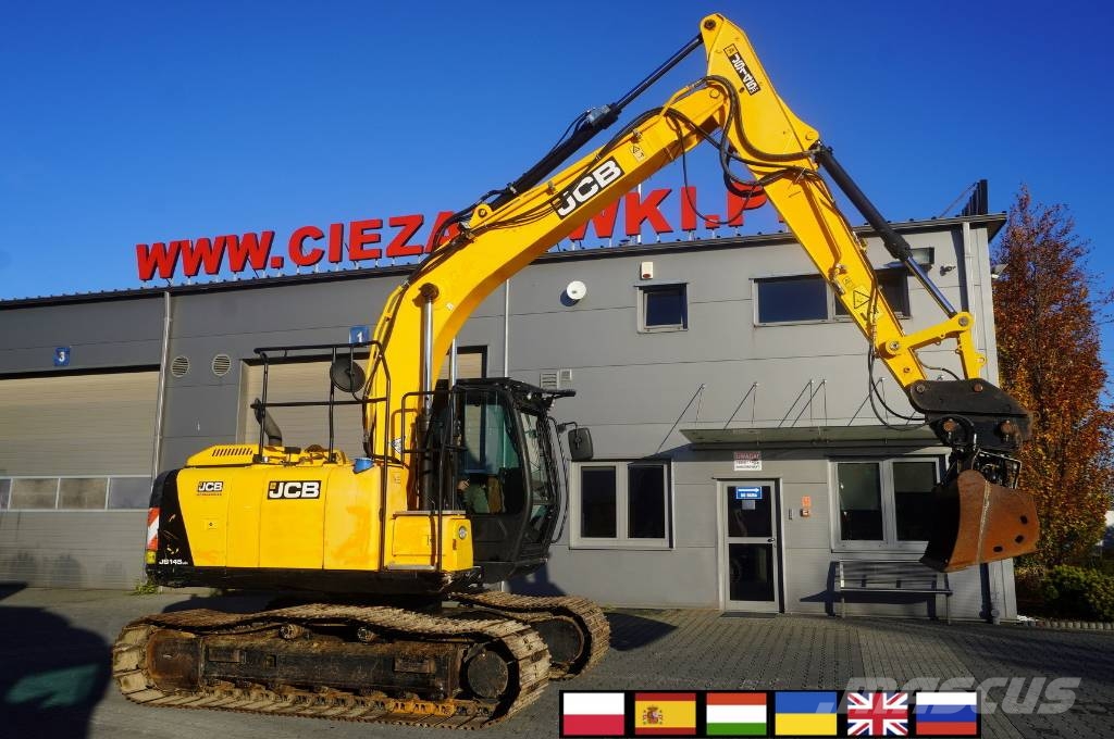 JCB JS 145LC crawler excavator / 4800 MTH Crawler excavators