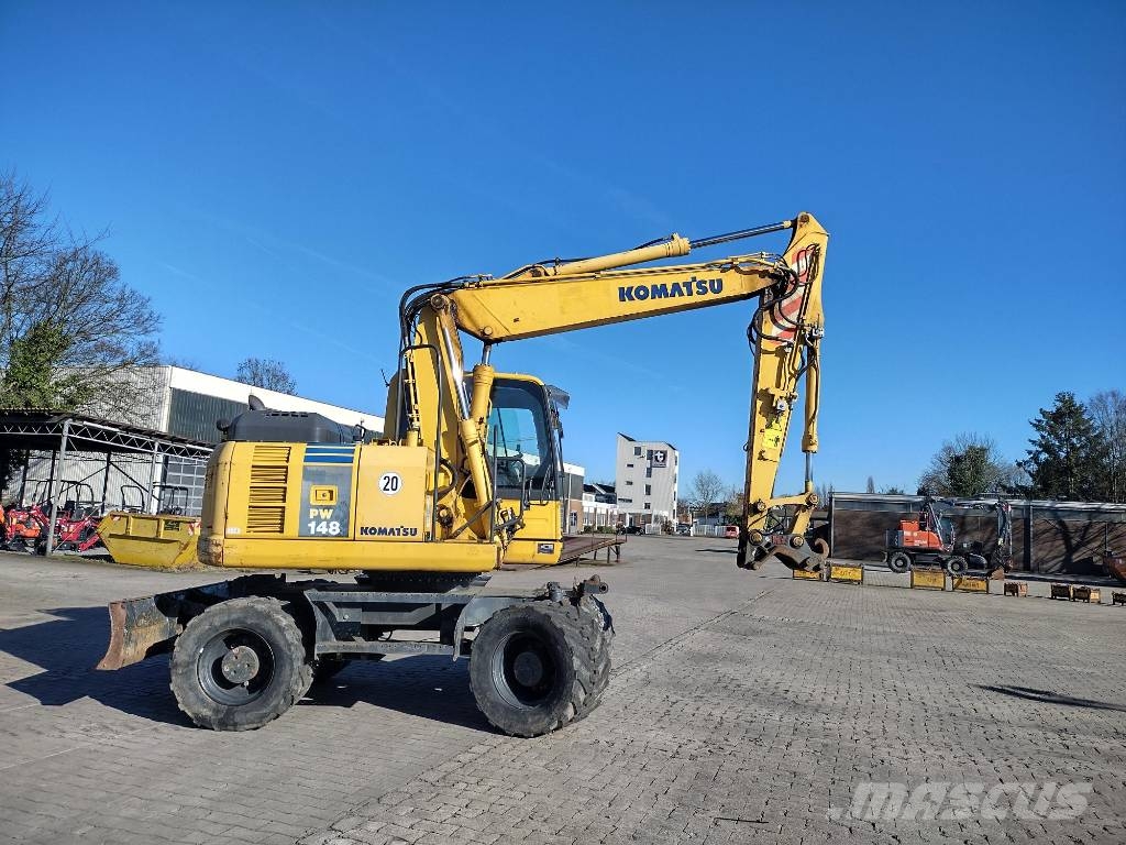 Komatsu PW148-8 Mobilbagger Kolesové rýpadlá