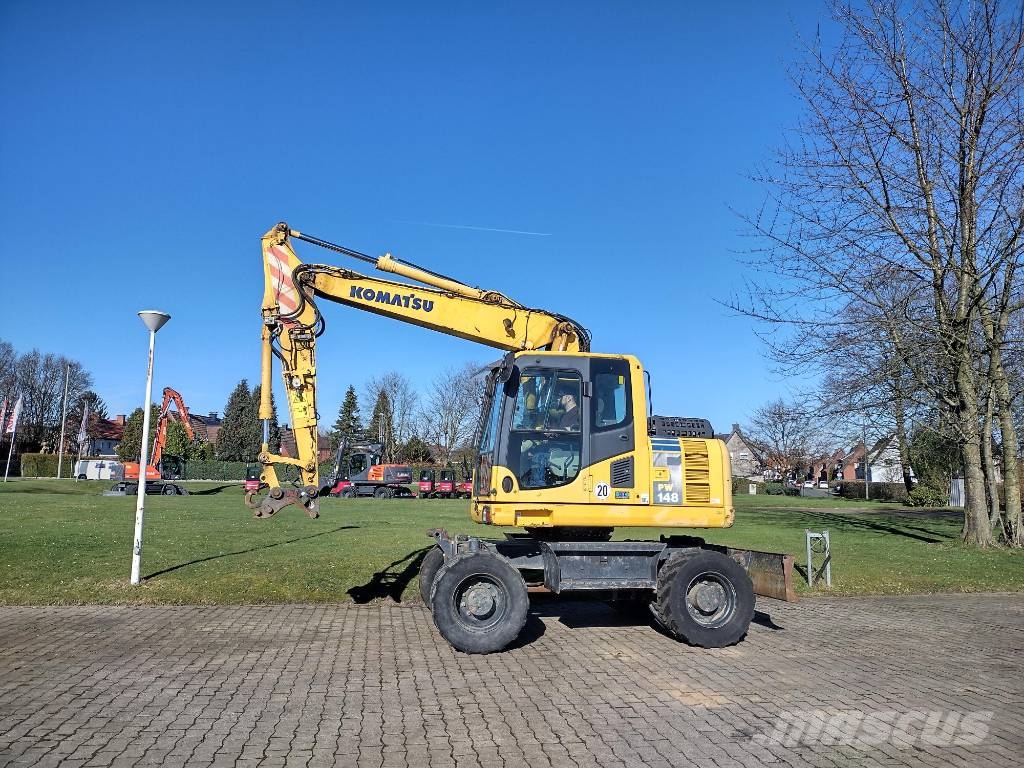 Komatsu PW148-8 Mobilbagger Kolesové rýpadlá