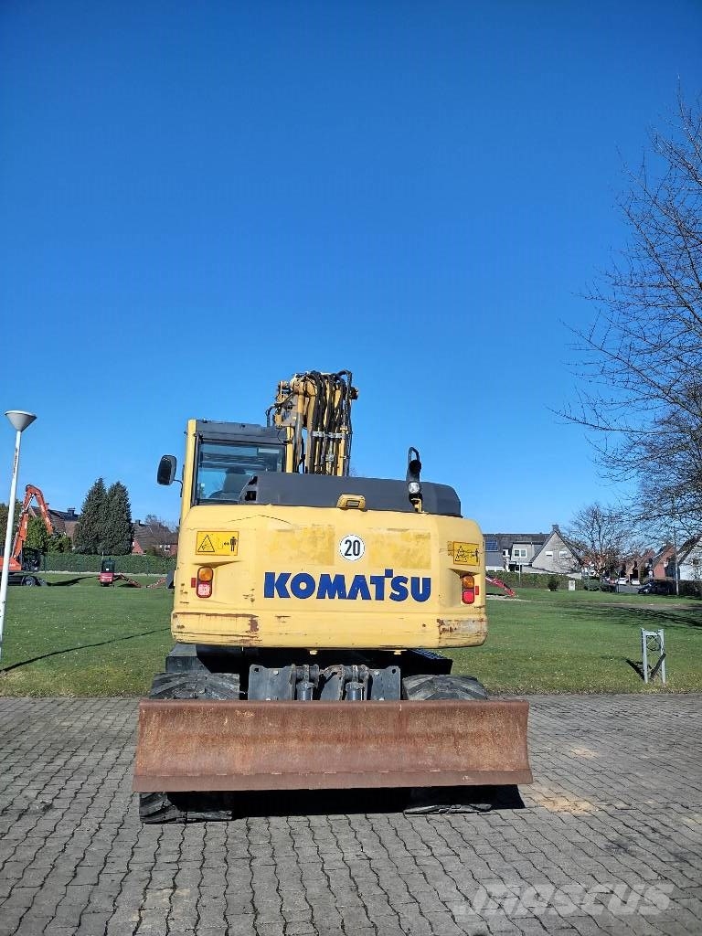 Komatsu PW148-8 Mobilbagger Kolesové rýpadlá