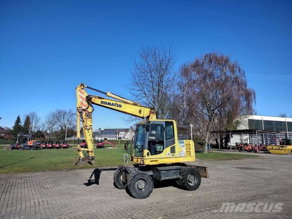 Komatsu PW148-8 Mobilbagger Kolesové rýpadlá