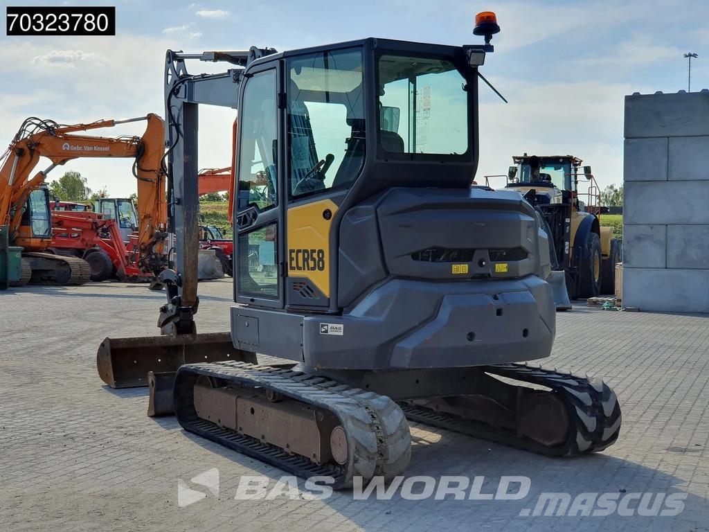 Volvo ECR58 F A/C - 3 Buckets Minikoparki