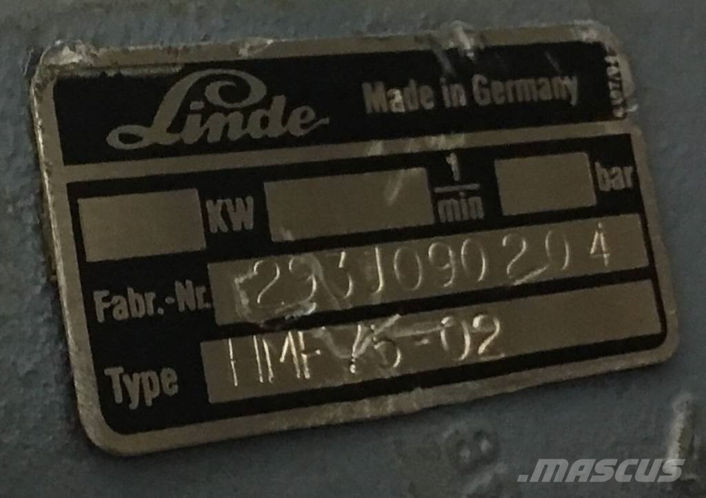 Linde HMF75 هيدروليات
