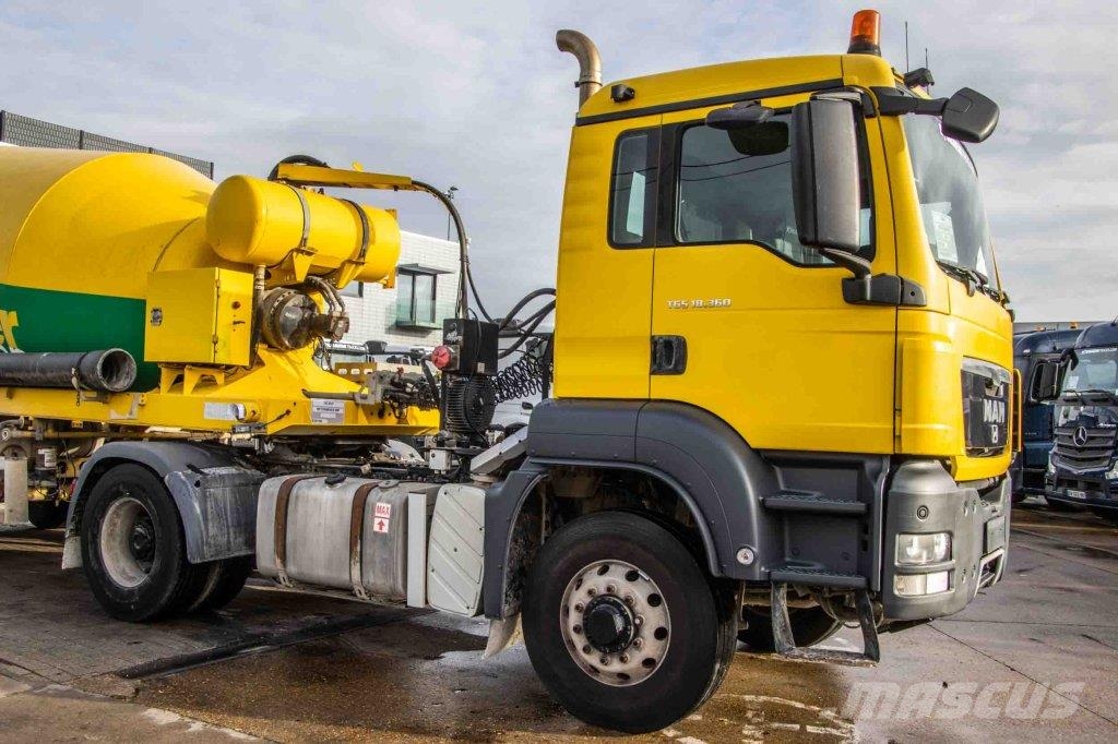 MAN TGS 18.360 BLS-4X4H+SEMI MIXER 10M3 Camiones hormigonera