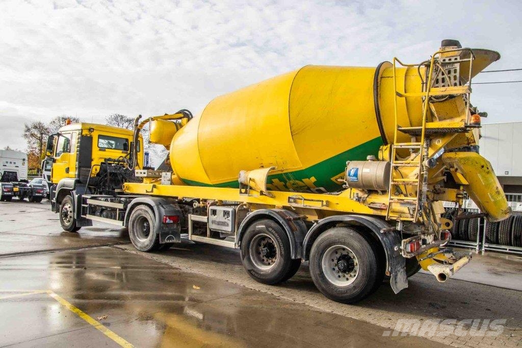 MAN TGS 18.360 BLS-4X4H+SEMI MIXER 10M3 Camiones hormigonera