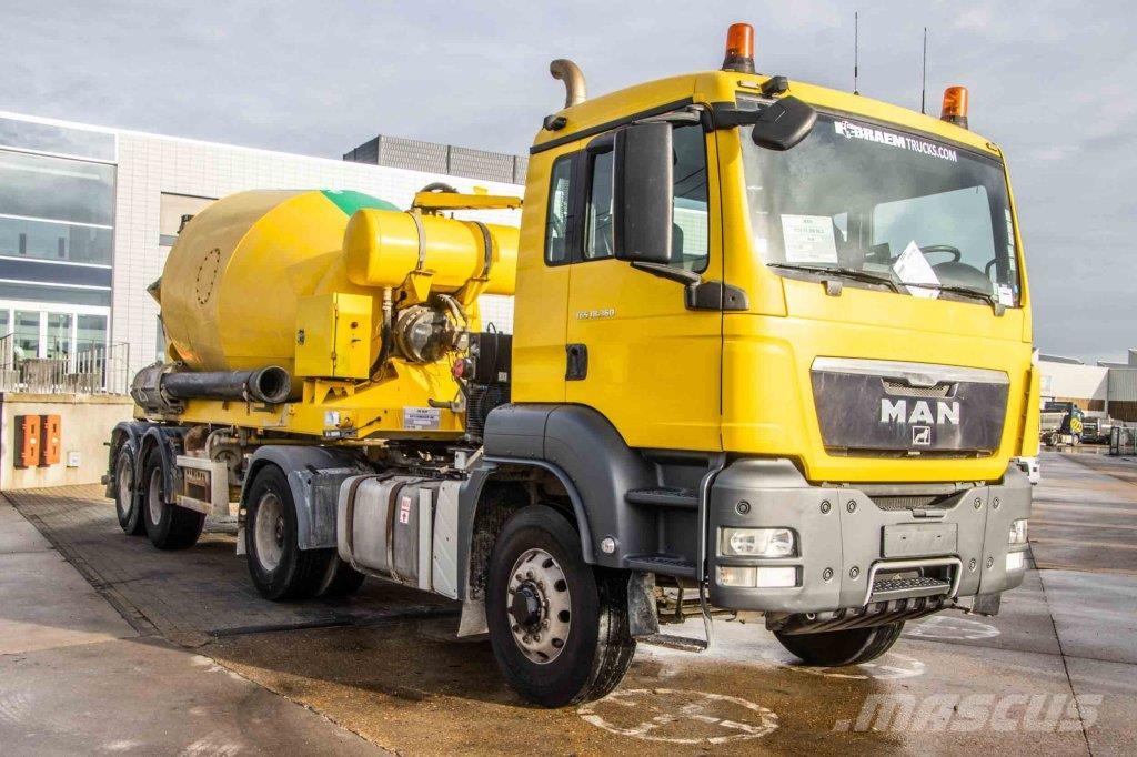 MAN TGS 18.360 BLS-4X4H+SEMI MIXER 10M3 Camiones hormigonera