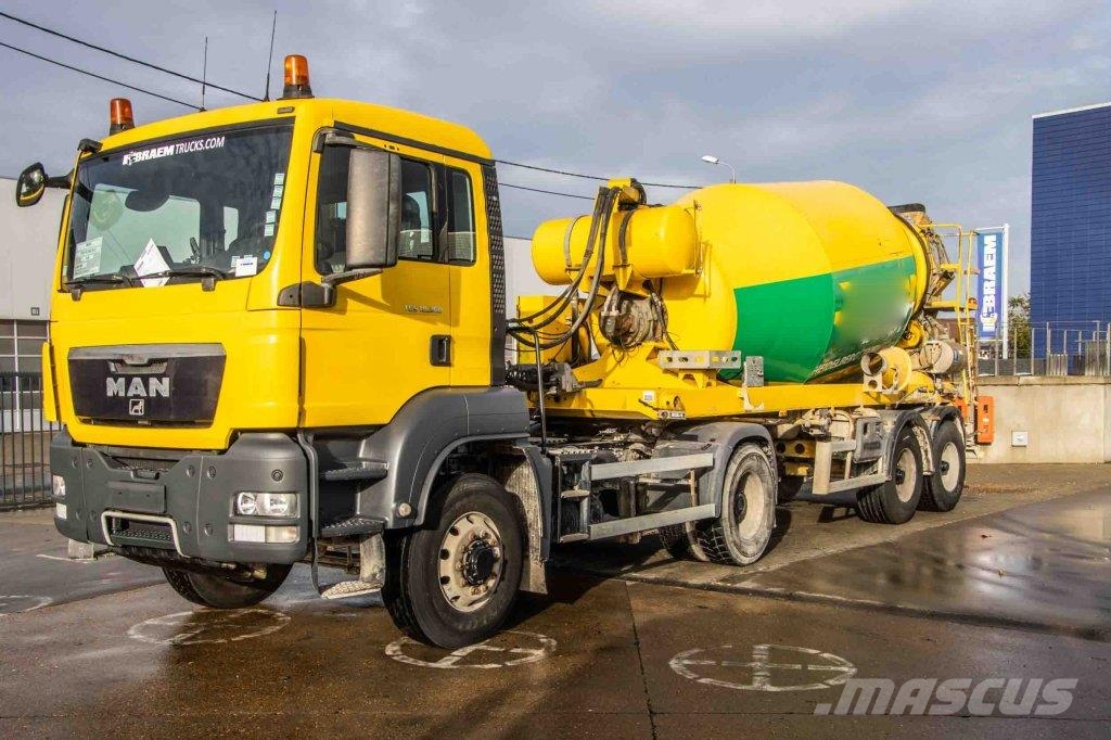 MAN TGS 18.360 BLS-4X4H+SEMI MIXER 10M3 Camiones hormigonera