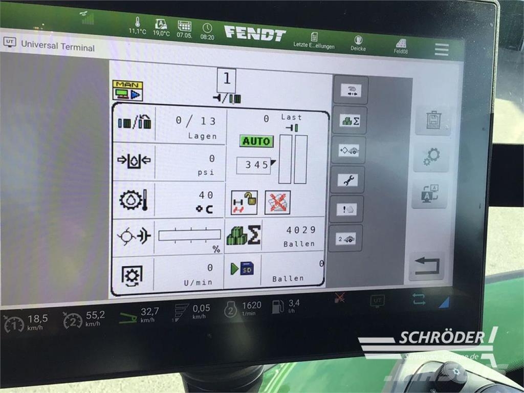Fendt GROßPACKENPRESSE 1290 XD Kanttipaalaimet
