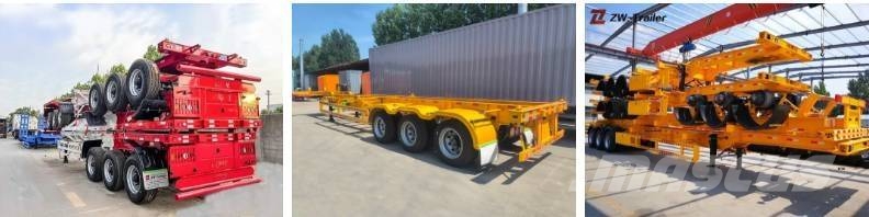 ZW Group ZW-GROUP 3 Axle 60ton Skeleton Semi Trail 骨架式半拖車