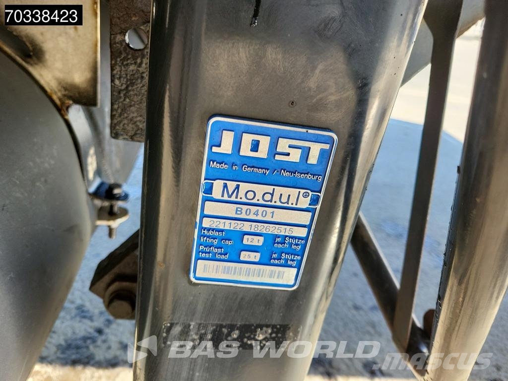 Pacton TBZ342 Steering + Lift Axle Semirimorchi a temperatura controllata