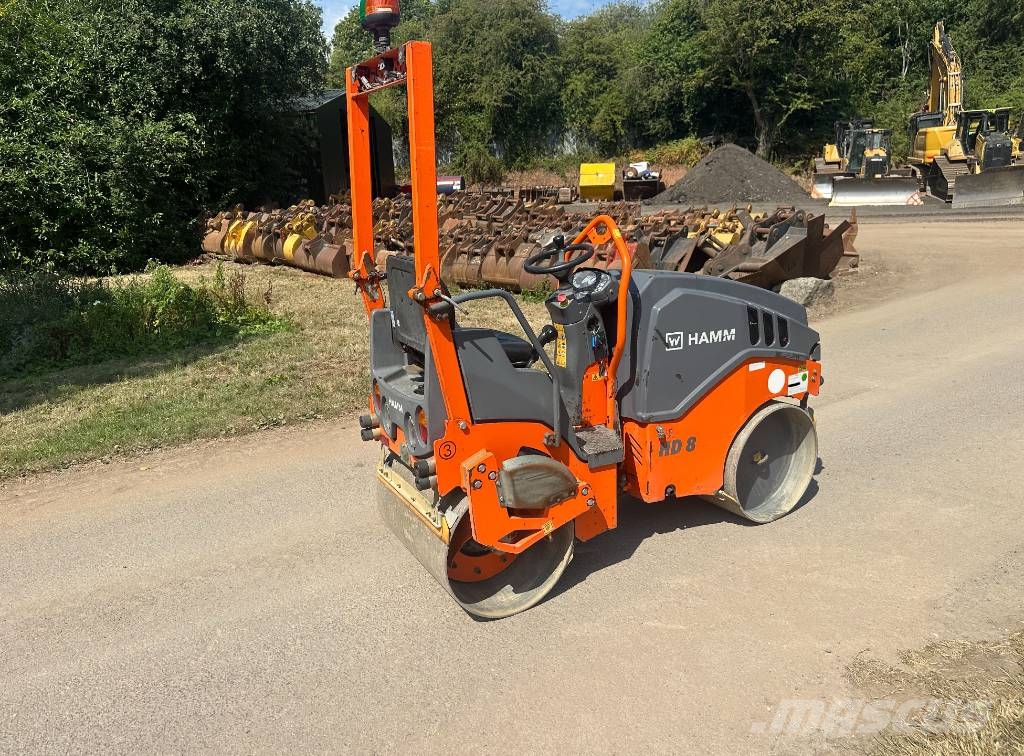 Hamm HD 8 VV Rouleaux tandem