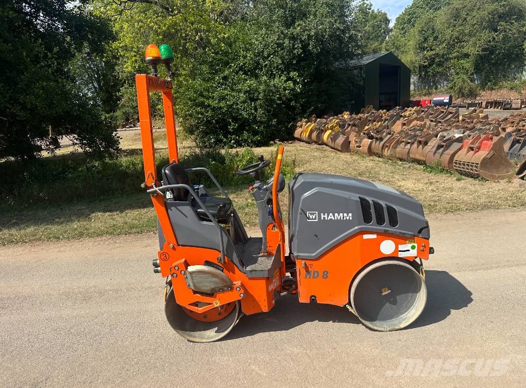 Hamm HD 8 VV Rouleaux tandem