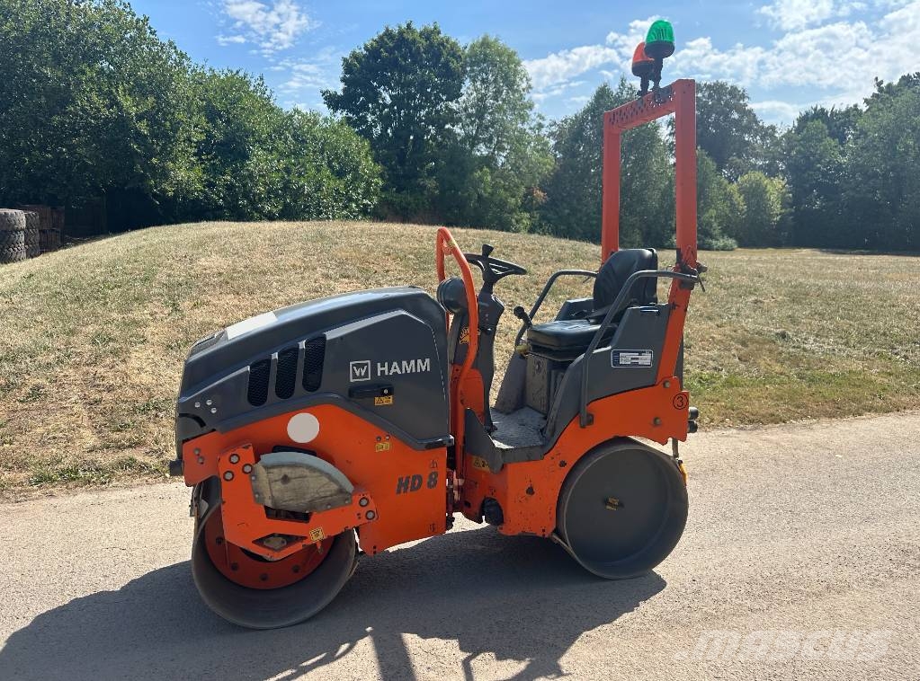 Hamm HD 8 VV Rouleaux tandem