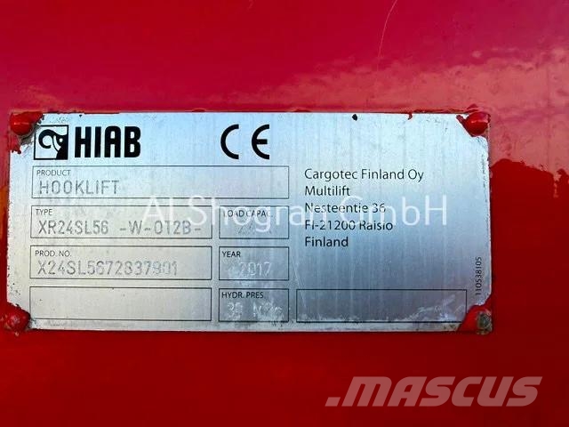 Mercedes-Benz Antos 3243/8x2/HIAB XR24/Lenk + Liftachse/256tkm Kotalni prekucni tovornjaki