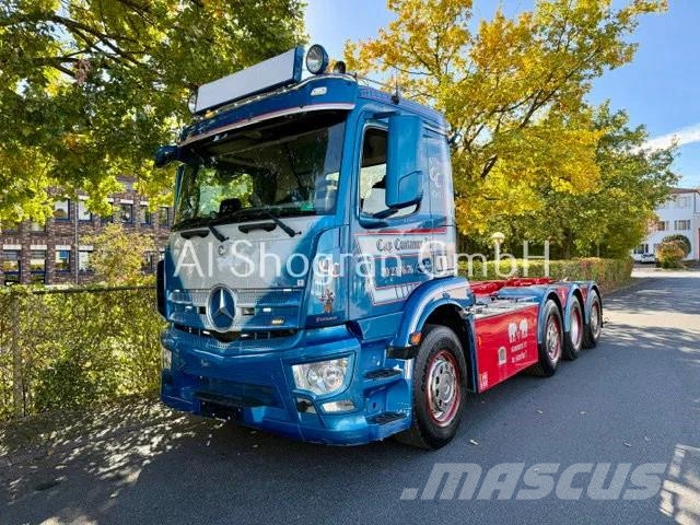 Mercedes-Benz Antos 3243/8x2/HIAB XR24/Lenk + Liftachse/256tkm Kotalni prekucni tovornjaki