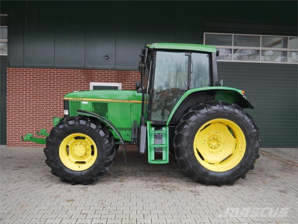 John Deere 6600 + Fieldbee RTK + Pflegeräder 曳引機