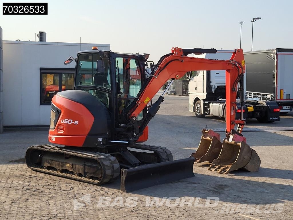 Kubota U50 -5 A/C - 3 Buckets Minigraafmachines < 7t