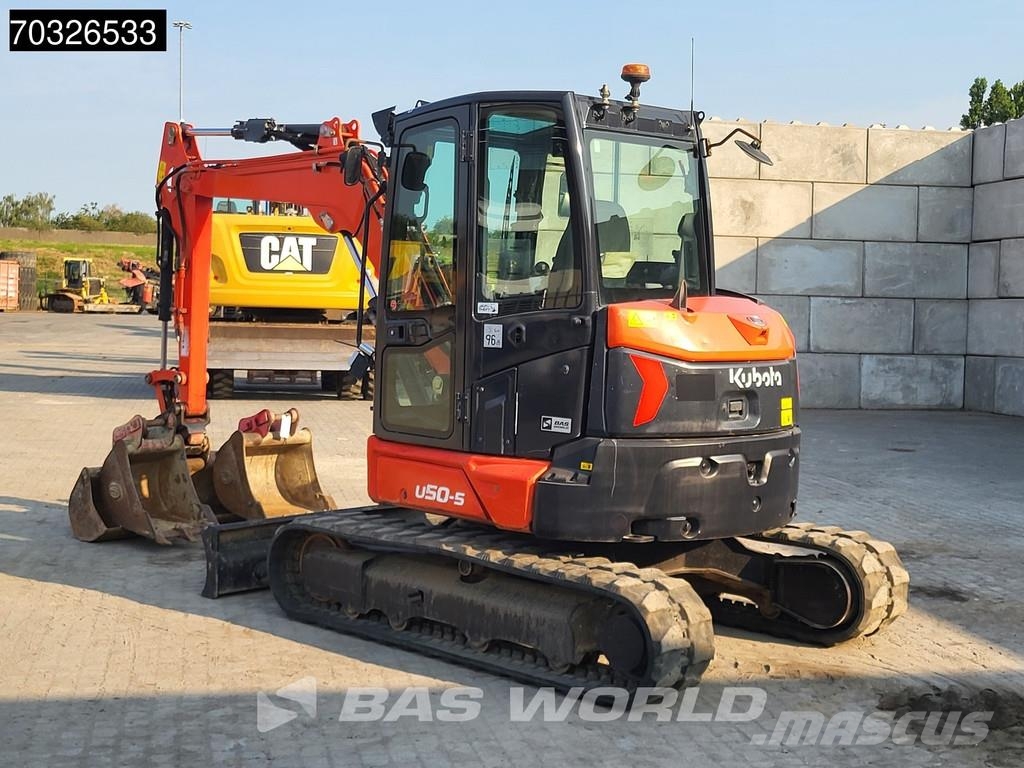 Kubota U50 -5 A/C - 3 Buckets Miniekskavaatorid < 7 t