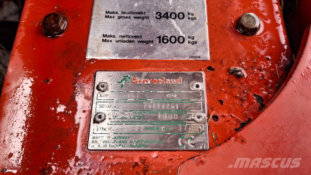 Kverneland 7517 Asiallinen Μηχανήματα συσκευασίας
