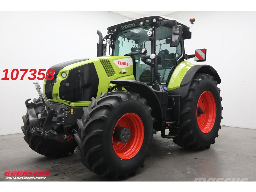 CLAAS Axion 830 Cmatic Cebis Fronthef GPS Pilot 5-Hrs!!! Traktori