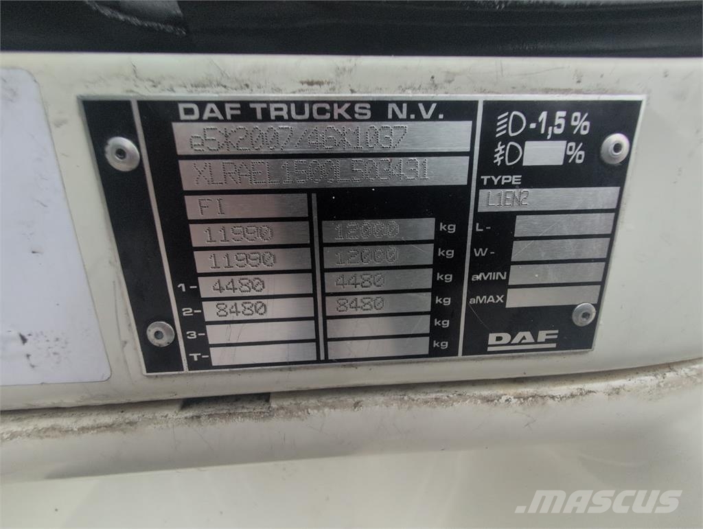 DAF LF210 Sanduk kamioni