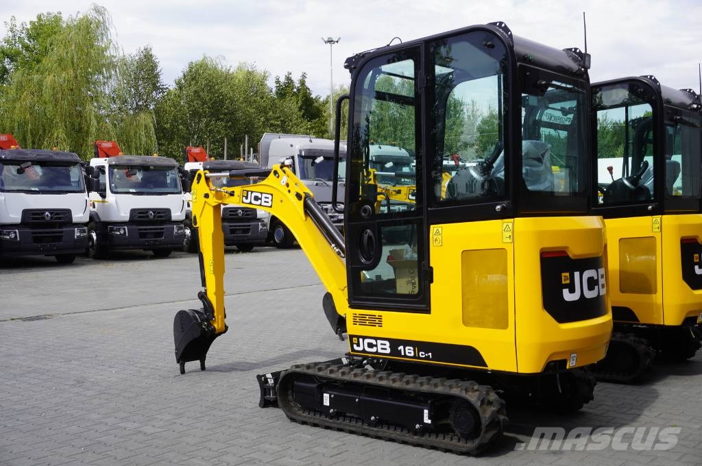 JCB 16 C-1 mini crawler excavator / joysticks/ 7 units Mini excavators < 7t (Mini diggers)