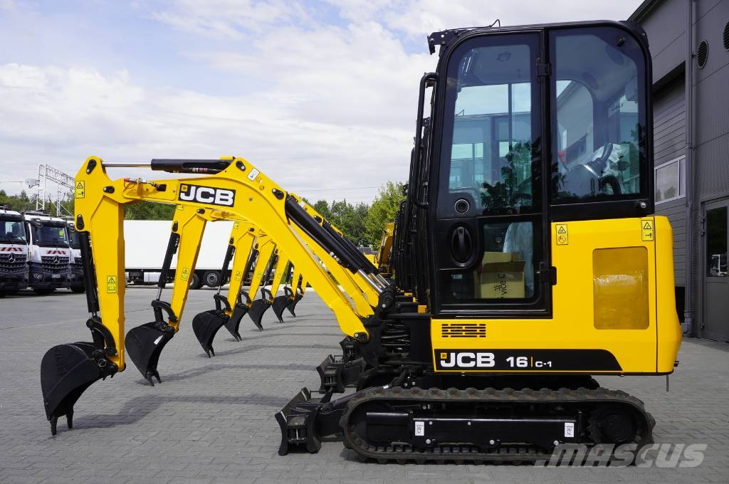 JCB 16 C-1 mini crawler excavator / joysticks/ 7 units Mini excavators < 7t (Mini diggers)