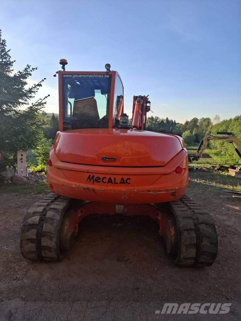 Mecalac 10 MCR z ramieniem 3 razy łamanym Gravemaskiner på larvebånd