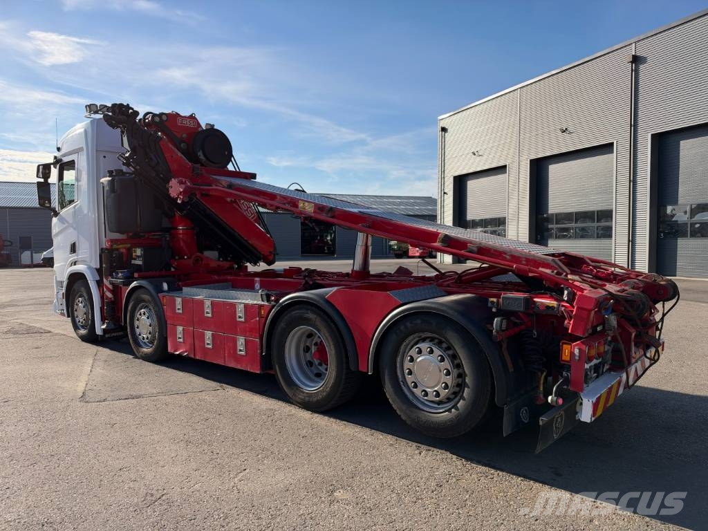 Scania R450 NGS 8x2*6 Fassi F245A Tipper / Crane Automobiliniai kranai