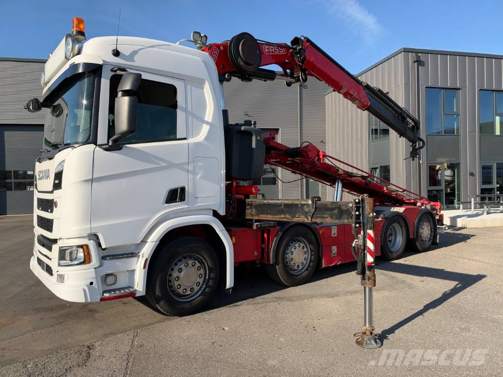 Scania R450 NGS 8x2*6 Fassi F245A Tipper / Crane Automobiliniai kranai