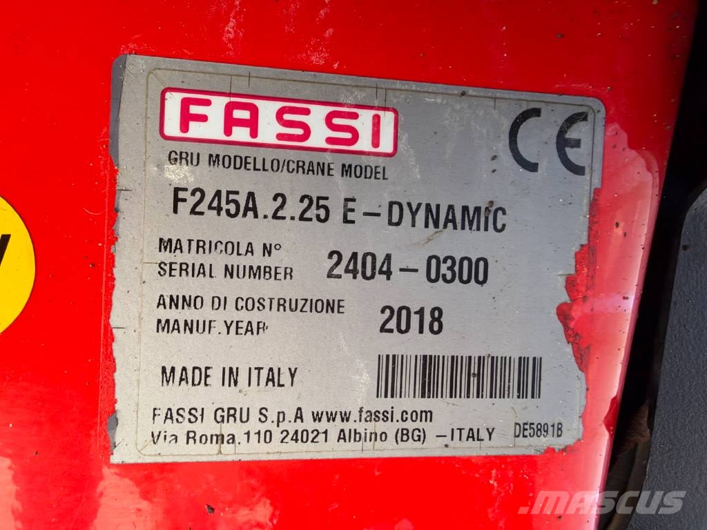 Scania R450 NGS 8x2*6 Fassi F245A Tipper / Crane Automobiliniai kranai