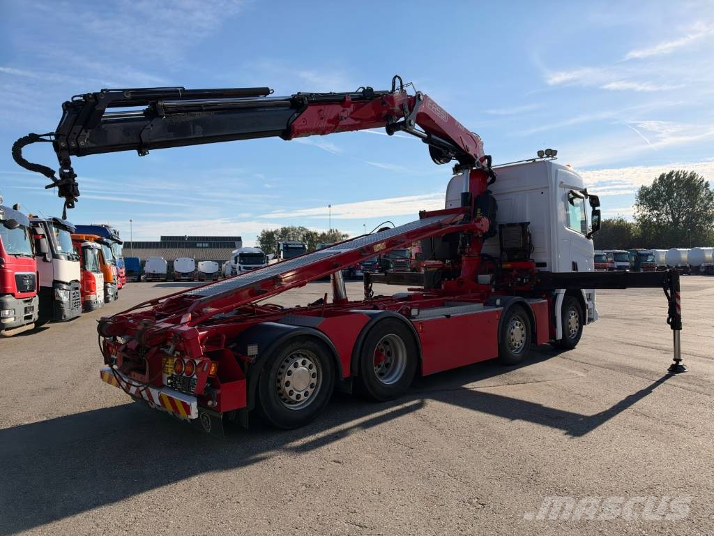 Scania R450 NGS 8x2*6 Fassi F245A Tipper / Crane Automobiliniai kranai