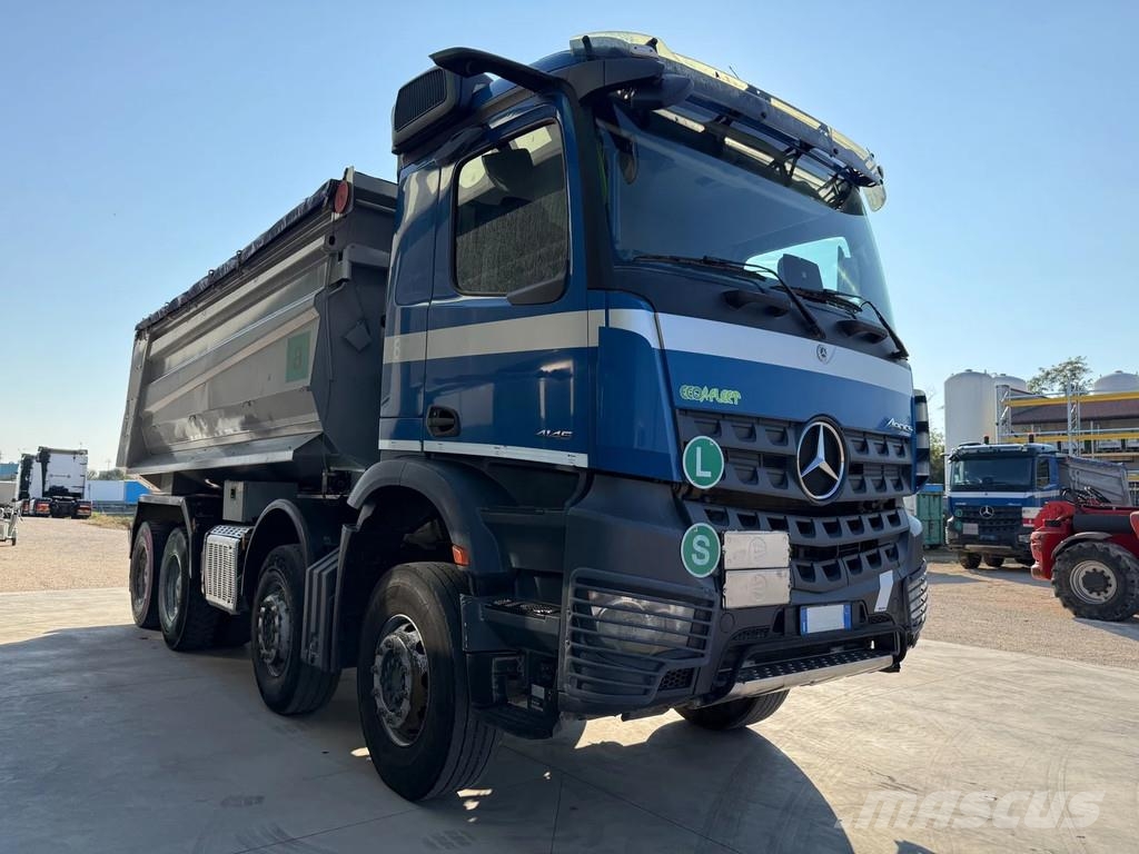 Mercedes-Benz Arocs 4145K Kipper 20cbm 8x4 40Ton Euro6 Pašizgāzējs