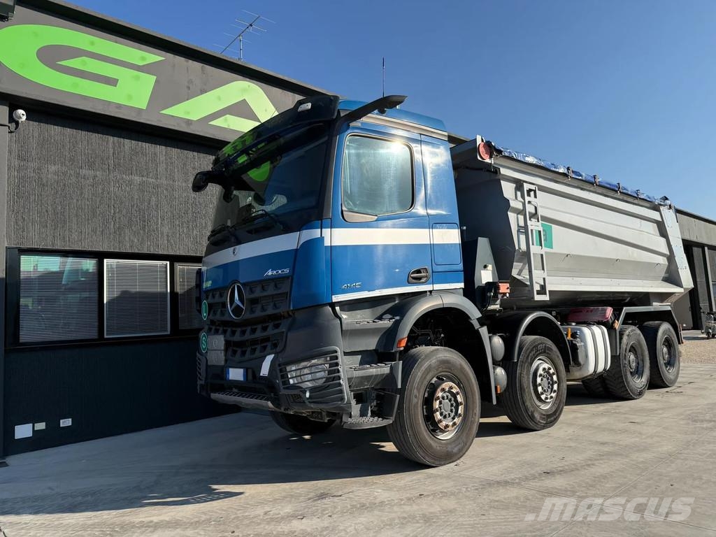 Mercedes-Benz Arocs 4145K Kipper 20cbm 8x4 40Ton Euro6 Pašizgāzējs