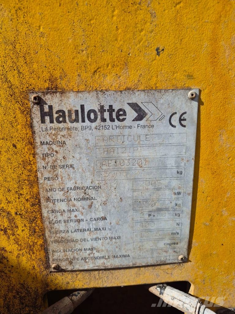 Haulotte HA 12 IP Articulated boom lifts