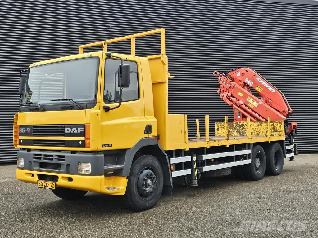 DAF CF 85.330 ATI / 40 t/m CRANE / KRAN / 8.500 km! Nosturiautot