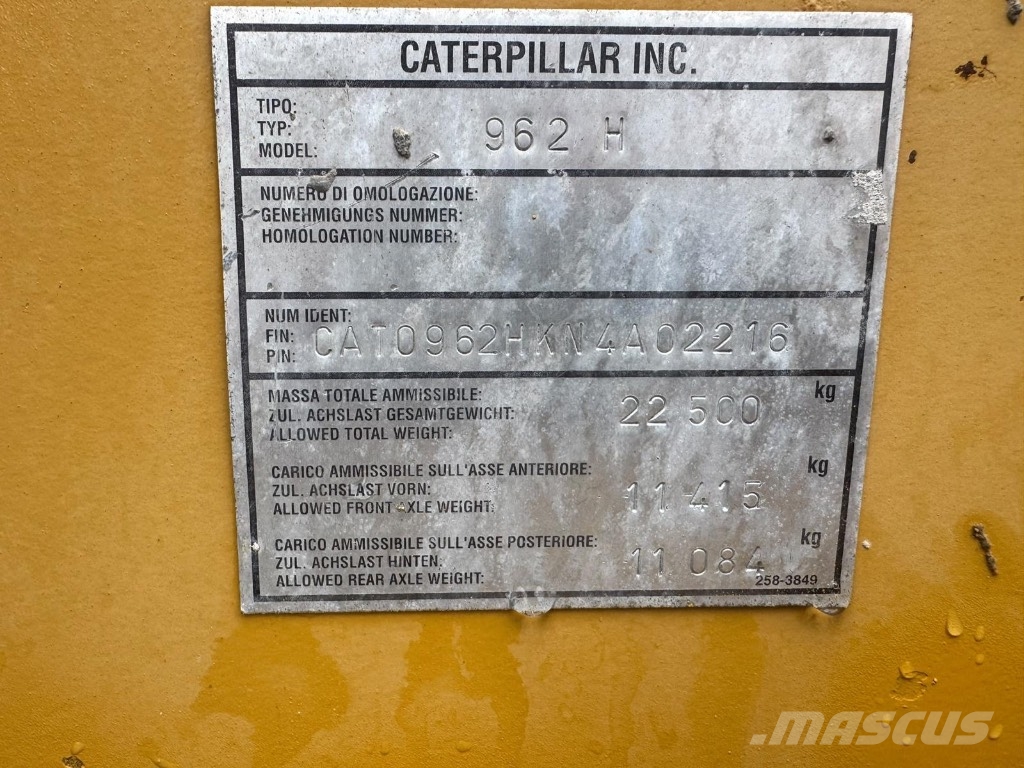 CAT 962 H Kolesni nakladalci