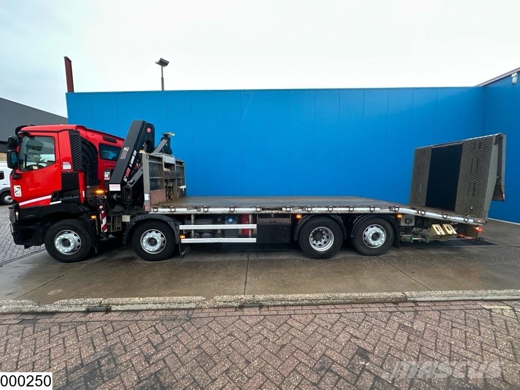 Renault C 380 EURO 6, 8x2, HIAB, Remote Tovornjaki s kesonom/platojem
