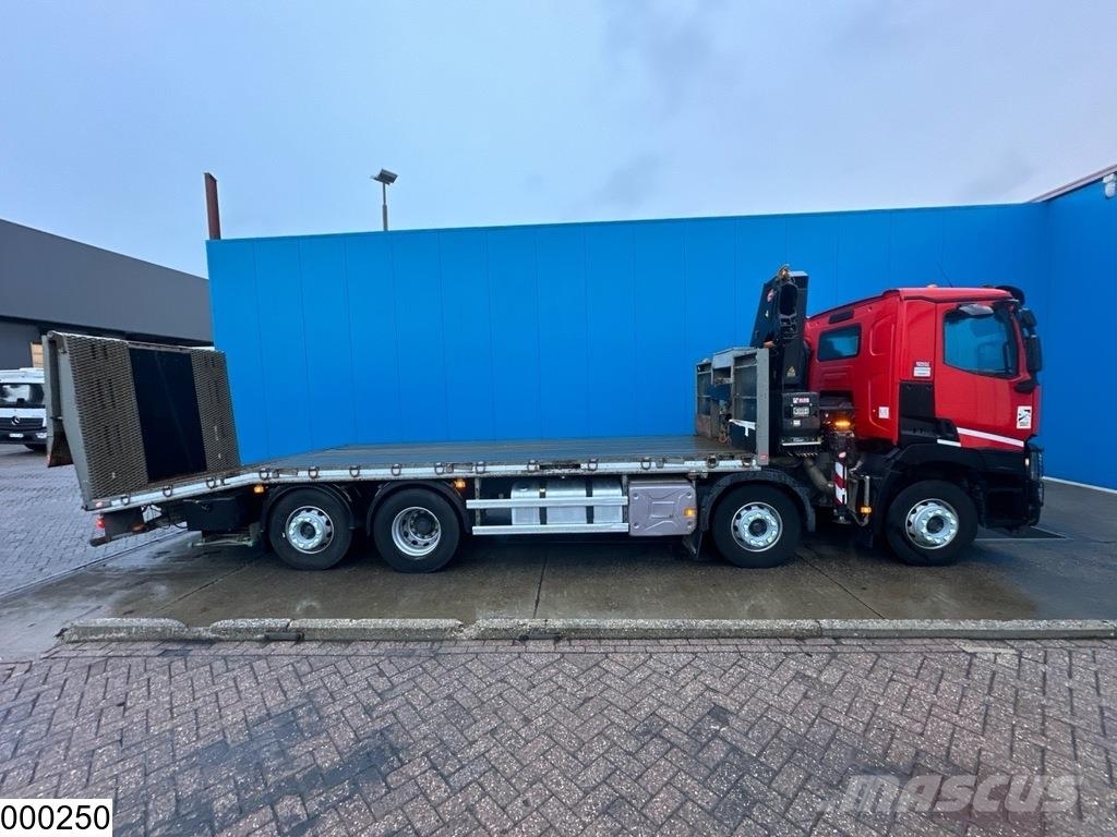 Renault C 380 EURO 6, 8x2, HIAB, Remote Tovornjaki s kesonom/platojem