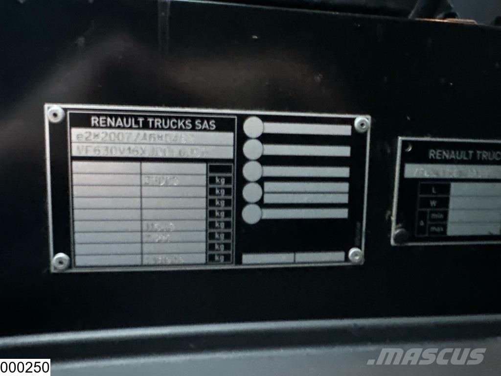 Renault C 380 EURO 6, 8x2, HIAB, Remote Tovornjaki s kesonom/platojem