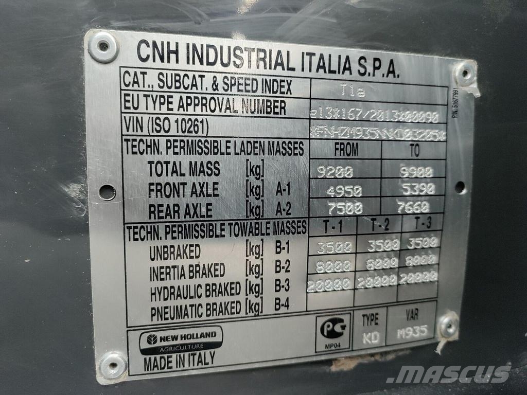 New Holland TH 9.35 Телескопічні навантажувачі