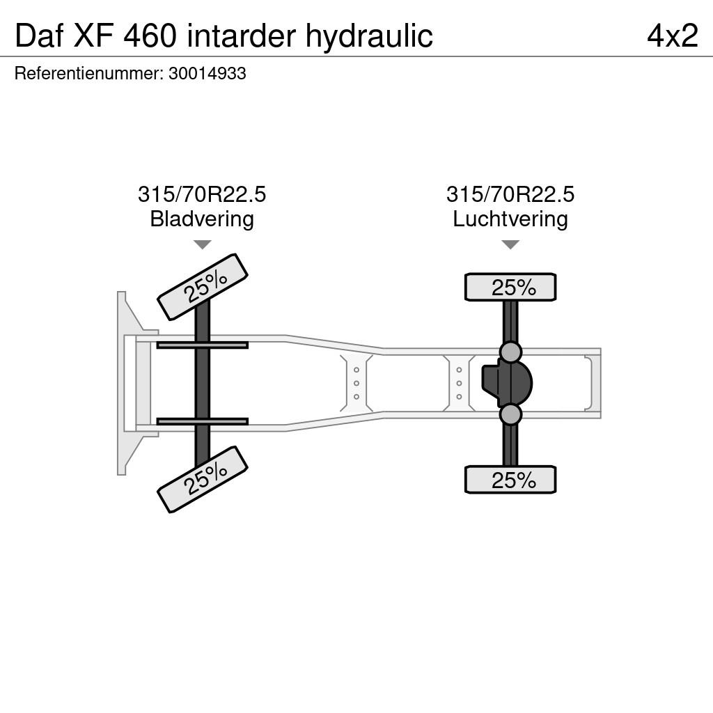DAF XF 460 intarder hydraulic Tractores (camiões)