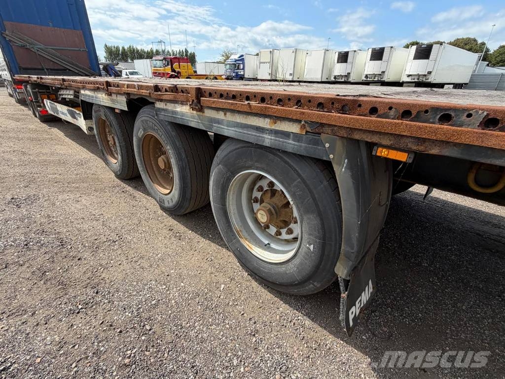 Krone SD PROFI-LINER نصف مقطورات مسطحة / مفصلية الجوانب