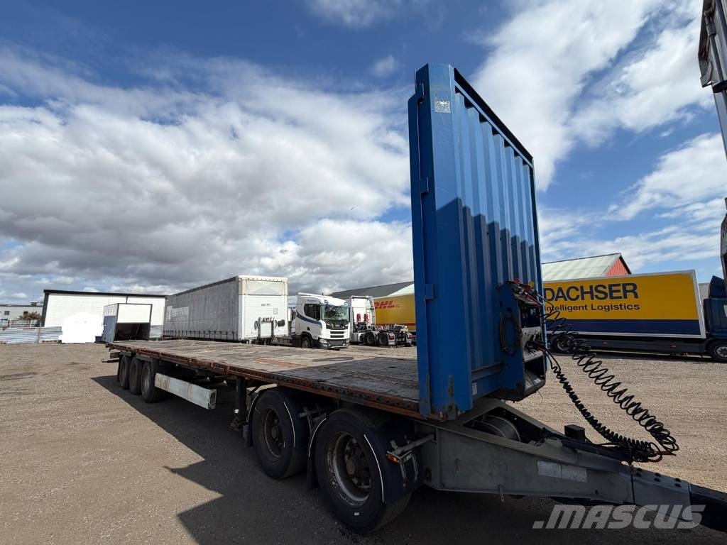 Krone SD PROFI-LINER نصف مقطورات مسطحة / مفصلية الجوانب