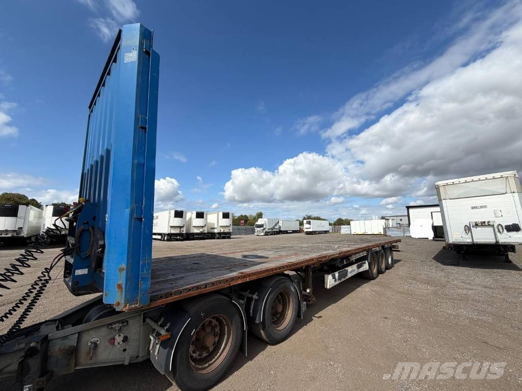 Krone SD PROFI-LINER نصف مقطورات مسطحة / مفصلية الجوانب