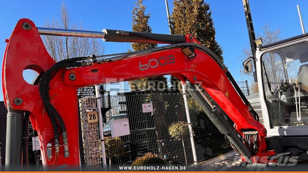 Wacker Neuson Minibagger 6003, Schnellwechsler MS03, Knickmatik Miniexcavadoras