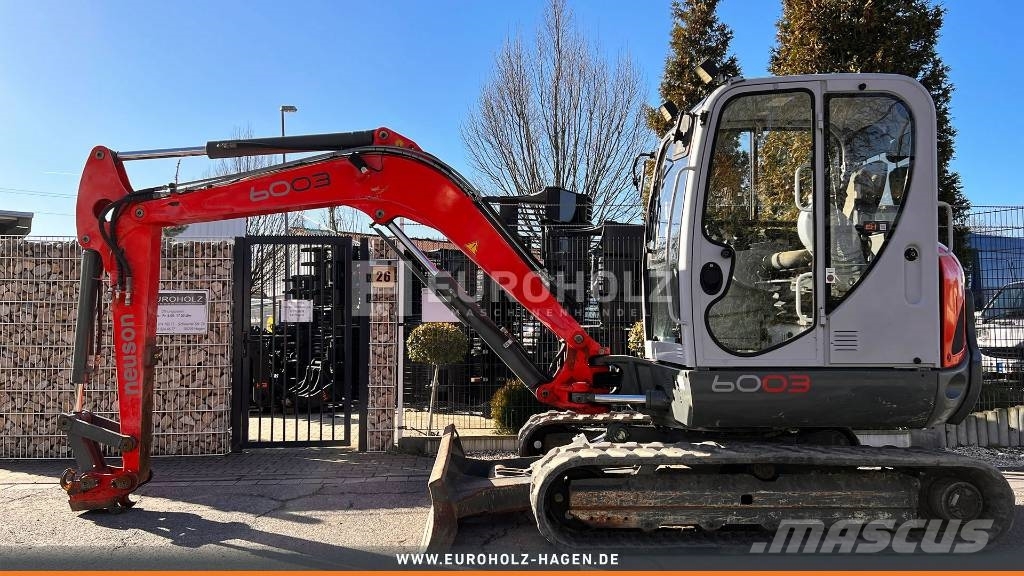 Wacker Neuson Minibagger 6003, Schnellwechsler MS03, Knickmatik Miniexcavadoras